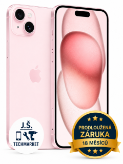 Apple iPhone 15 128 GB Pink, A | 89% baterie